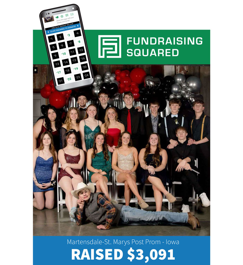 martensdale-st. marys post prom fundraising