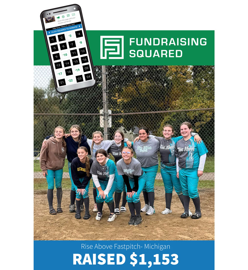 rise above fastpitch fundraising